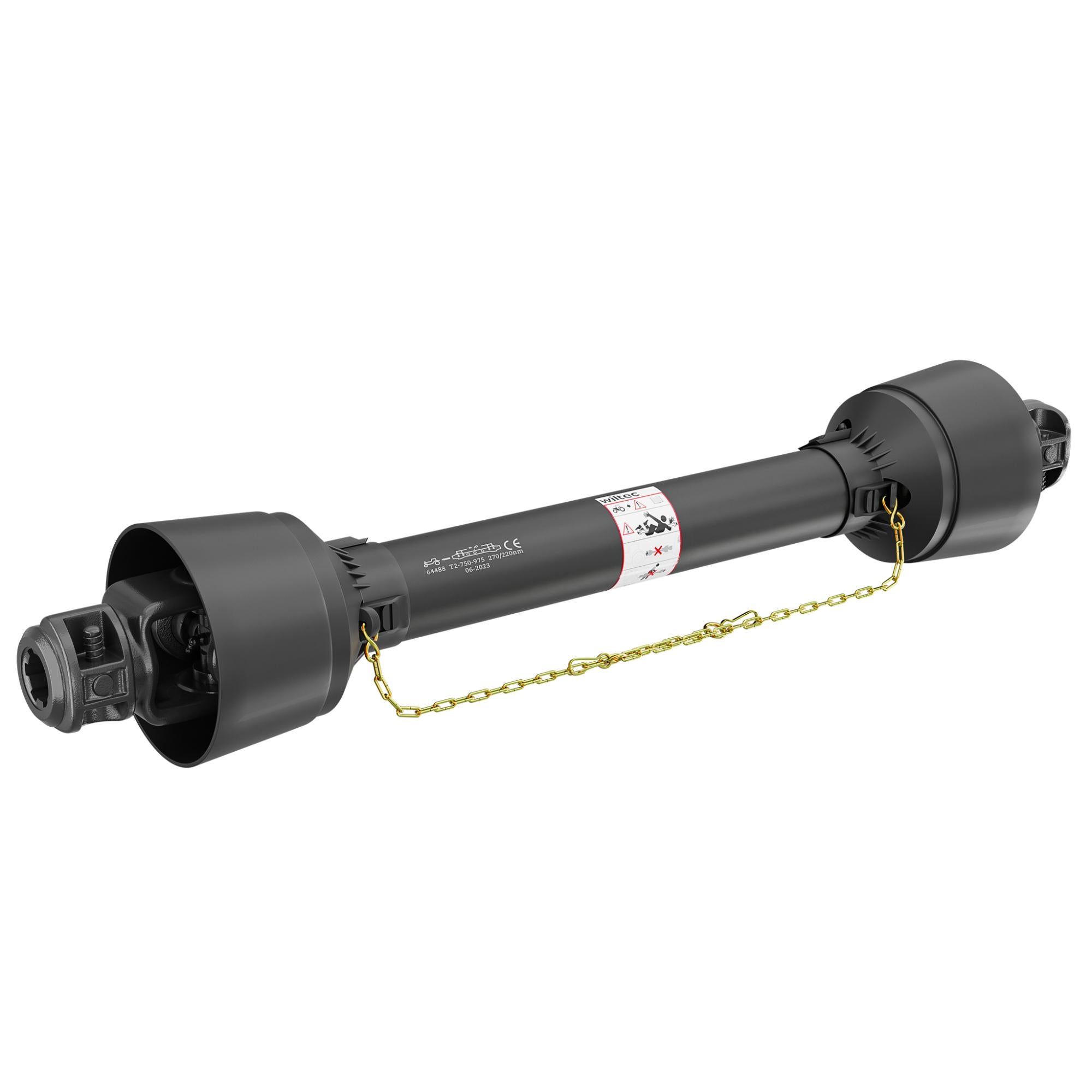 Cardan Volet Roulant Arbre Transmission T4 Cardan 850-1105mm 460Nm  540tr/min 40kW (55CV), 2x Cardan Tracteur Agricole