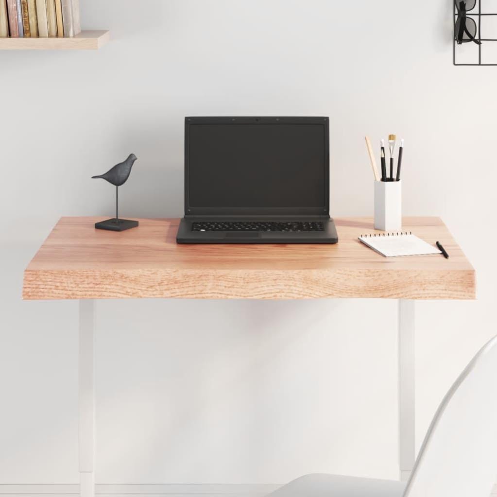 Dessus De Table Bois Chêne Massif Traité Bordure Assortie[n1620 Dessus De Table Bois Chêne Massif Traité Bordure Assortie[n1620