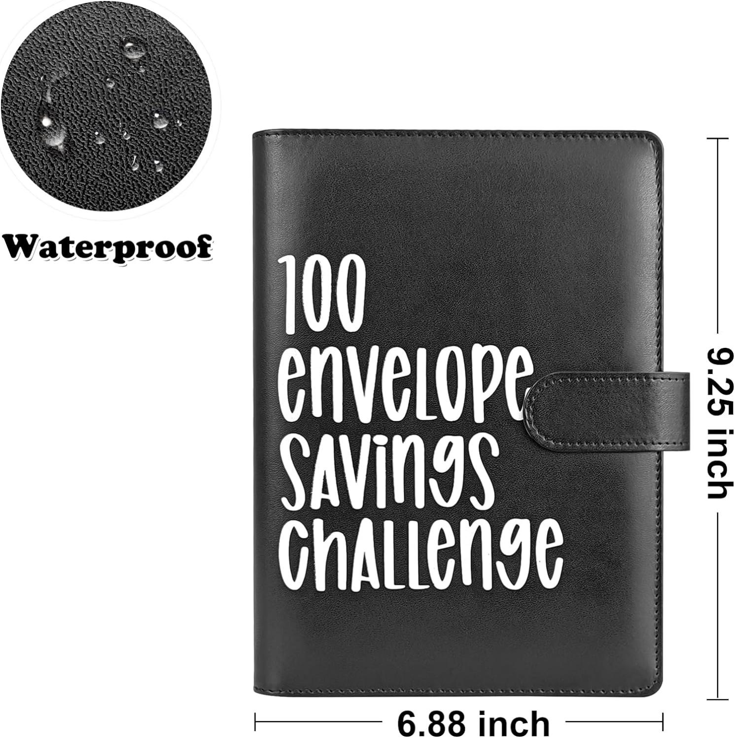 Sfida Di Risparmio 100 Buste Con Scatola - Kit Con 100 Carte E Contenitore In Plastica, 15.5x10x8 Cm, Per Budget Familiare E Regalo - 2