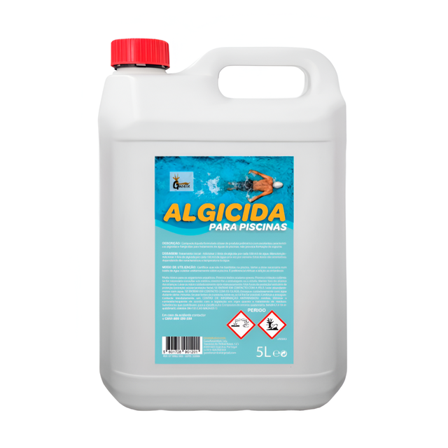 Algicide - Traitement Anti-Algues pour Piscines - 5L