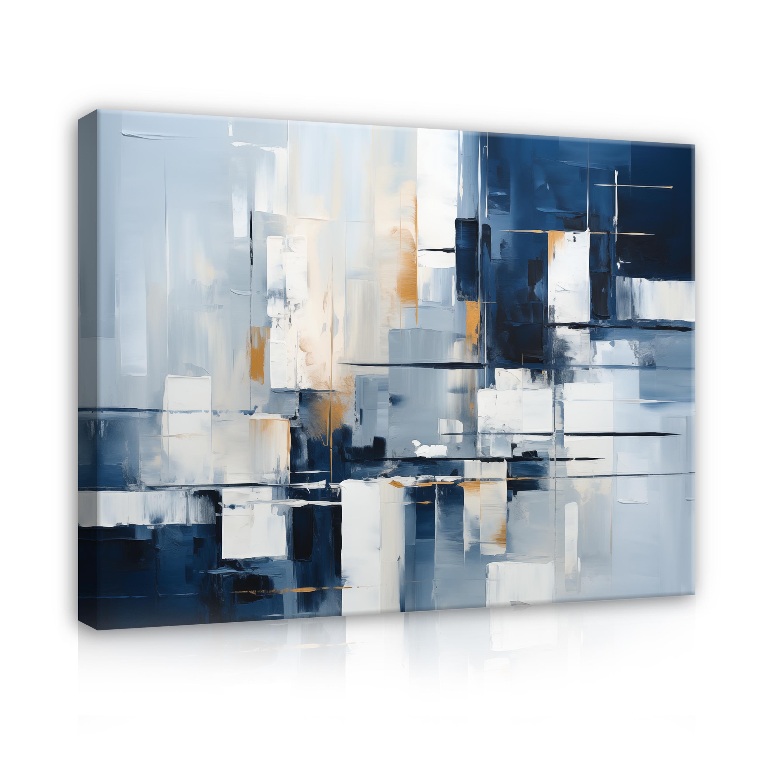 Cuadro en lienzo abstracción boho arte modernas 120x80 cm xxl impresión en lienzo decoración de pared canvas para salón lista para colgar