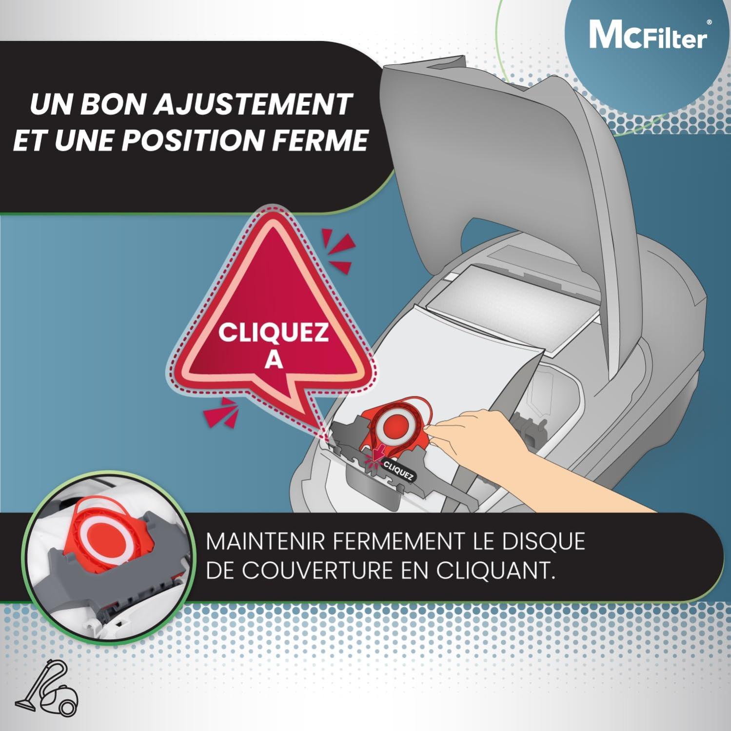 16 sacs à poussière adaptés aux aspirateurs Miele FJM série S2 S3 S4 S5 S6 S7, Complete C1, Compact C1/C2 - 5