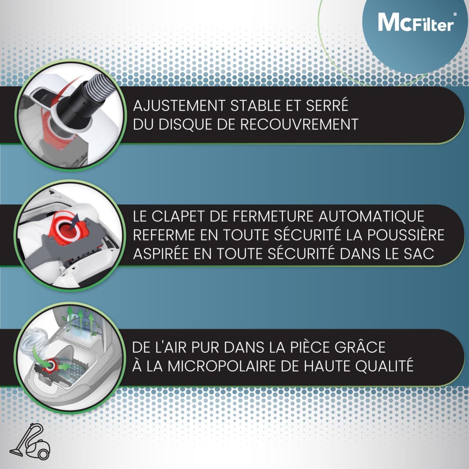 16 sacs à poussière adaptés aux aspirateurs Miele FJM série S2 S3 S4 S5 S6 S7, Complete C1, Compact C1/C2 - 4