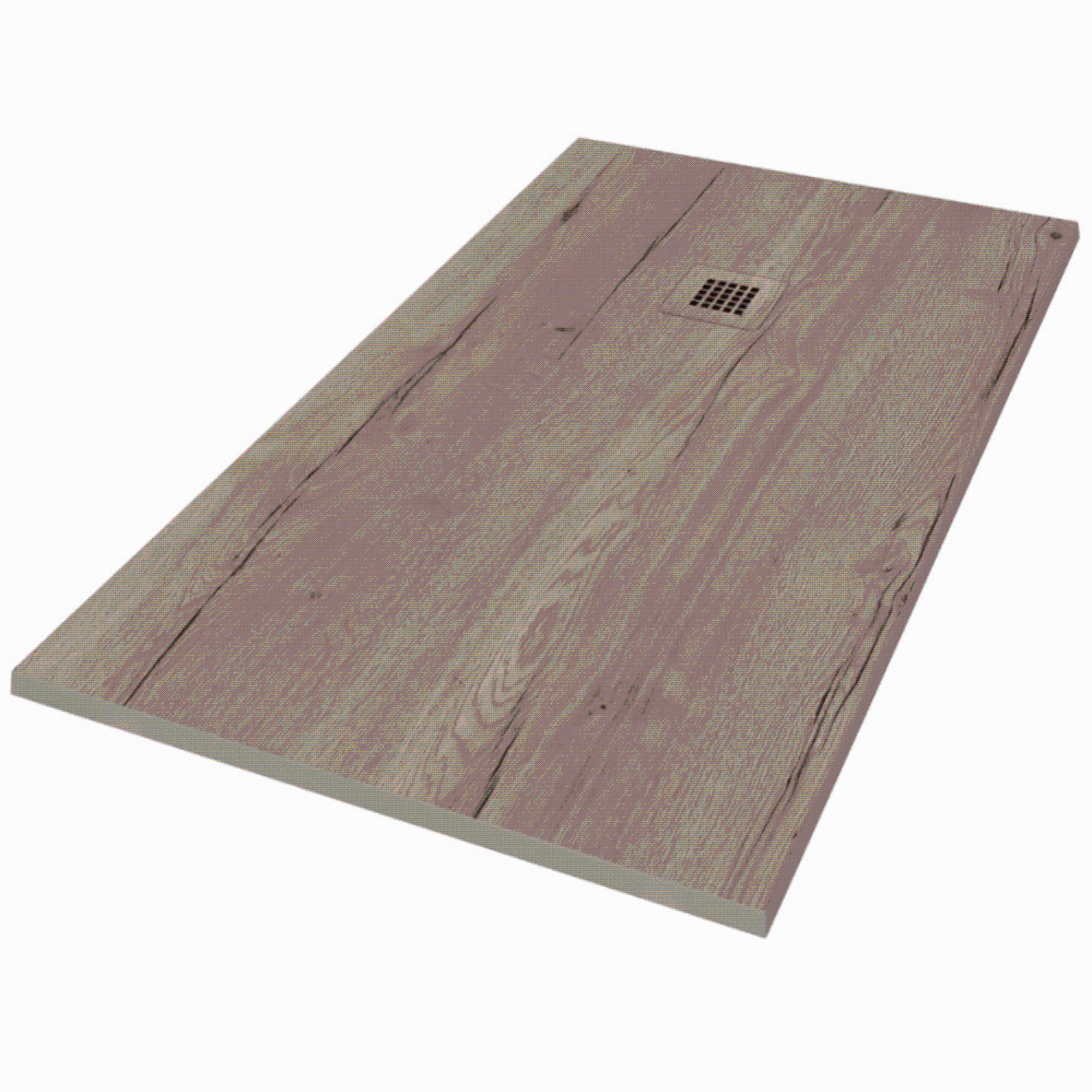 Receveur De Douche Résine Effet Marbre Blanc - 90x200cm, Antidérapant, Bonde 90mm, Finition Gelcoat
