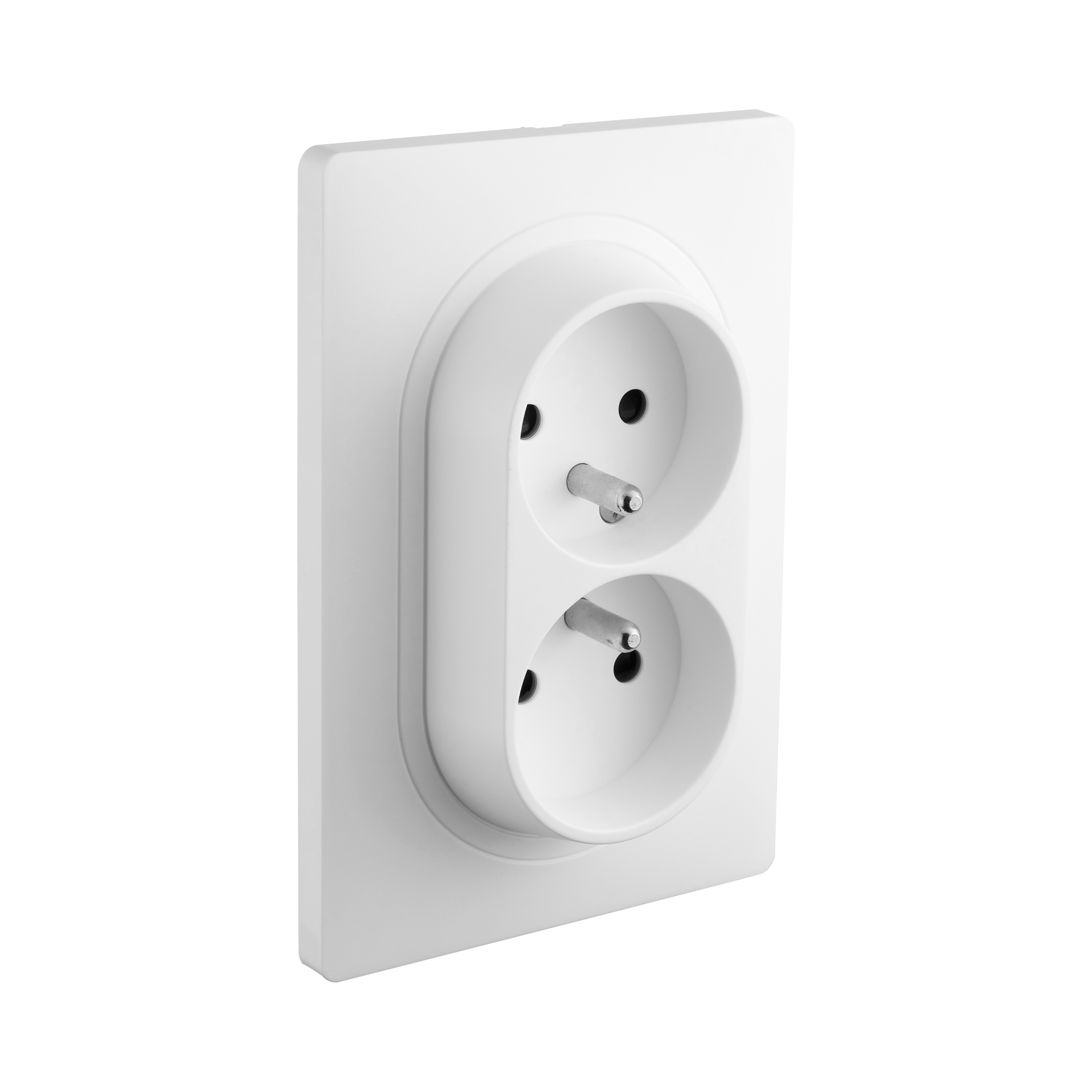 DEBFLEX Prise Modulaire 2P+T 16A Gris | Pour Tableau Électrique Sur Rail DIN - Marque Française