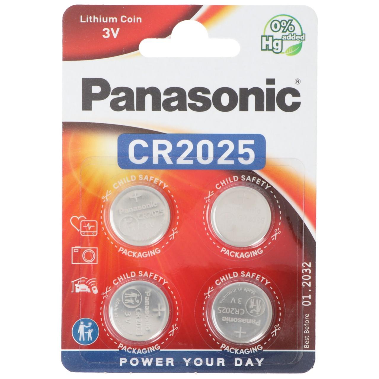 Batterie Au Lithium Panasonic, Pile Bouton, CR2025, électronique 3 V ...