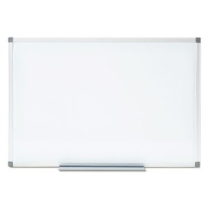 Tableau Blanc Magnétique Onyx 80x110 Cm – Cadre Aluminium Noir – Surface Laquée Anti-rayures – Inclus Accessoires Fixation – Pour Bureau, Salle De Réunion, Maison