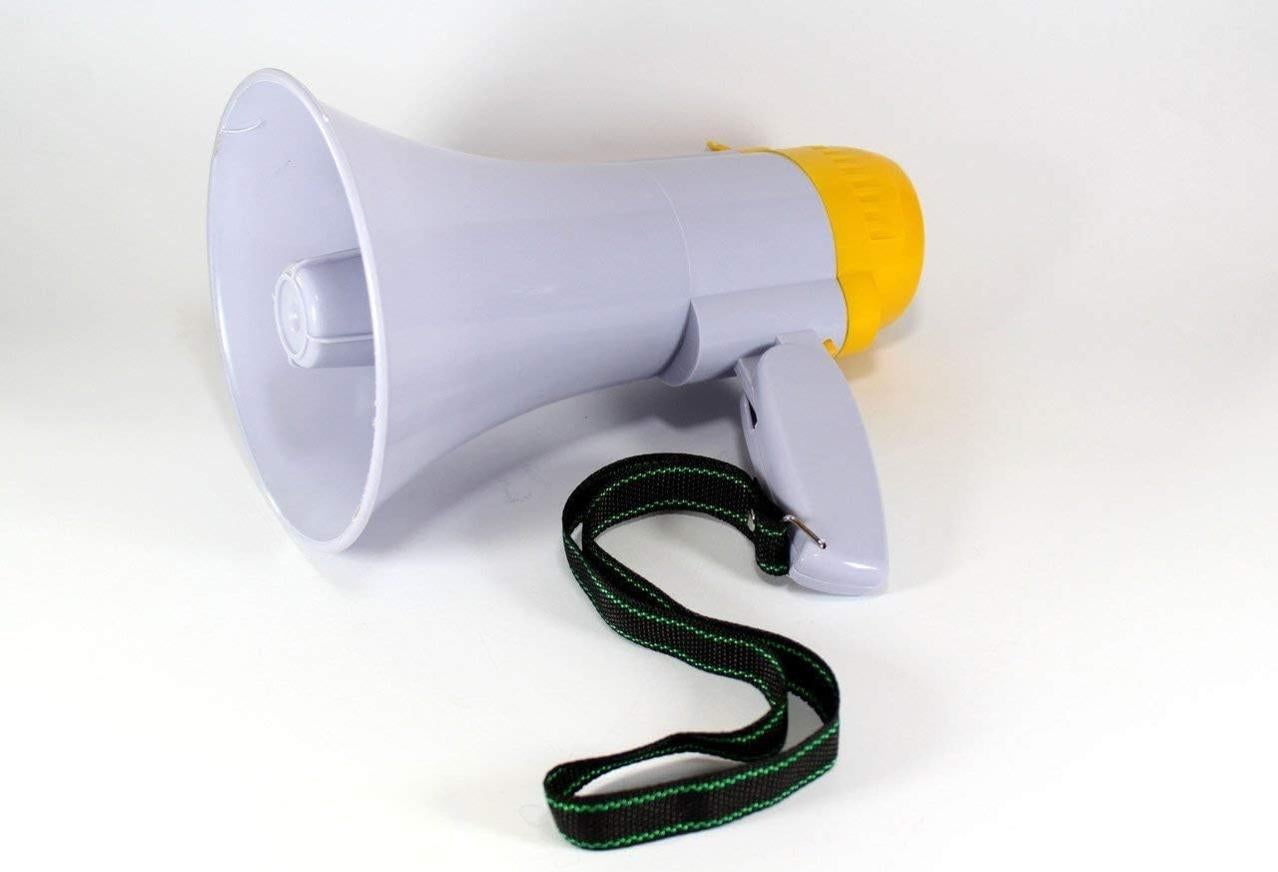 Registrazione Voce Megafono Professionale Amapolas - Portatile, Con Sirena, Registrazione, Volume Regolabile Megafono Pieghevole Eventi - 11