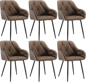 Lot De 6 Chaises De Salle à Manger En Bois - À Rempailler - Occasion