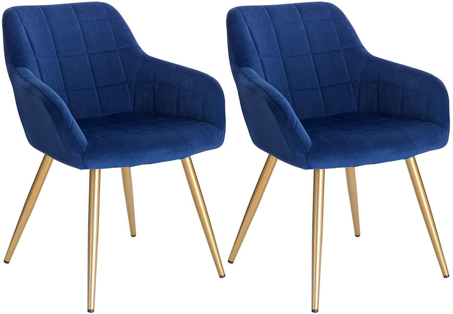 WOLTU Lot de 2 Chaises de Salle à Manger avec accoudoirs.Chaise de