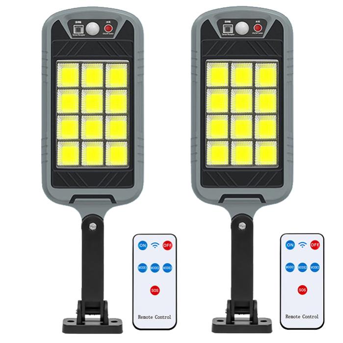 Faretto LED Solare Con Sensore Di Movimento Per Esterno, 3 Modalità, IP65, 120°, Batteria 1200mAh, Luce Bianca Calda - 3