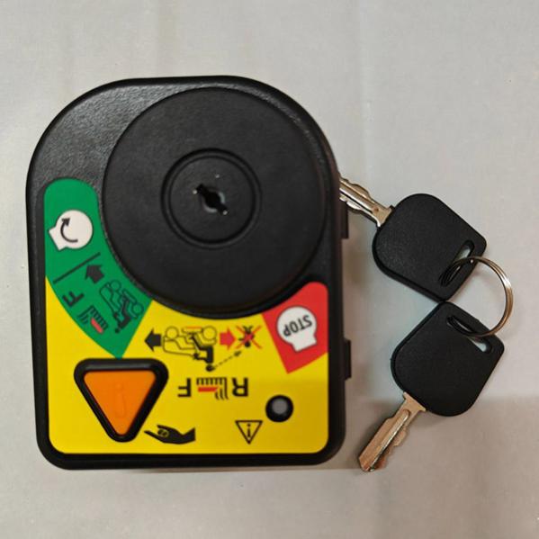 KONTONTY Interrupteur Allumage Tondeuse - Commutateur Démarrage Avec Clé Pour Tracteur Et Tondeuses