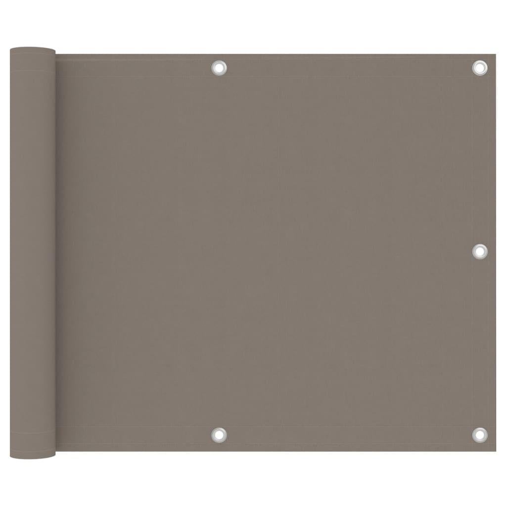 Bâche Brise-Vue Balcon 1000 X 45 Cm Blanc – Toile HDPE 220 G/m² Anti-UV, Intimité & Protection Vent – Avec Corde & Attaches