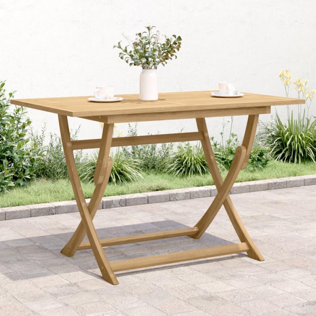 Tavolo Pieghevole Da Campeggio E Giardino - MDF E Acciaio - 70x50x60 Cm - Blu