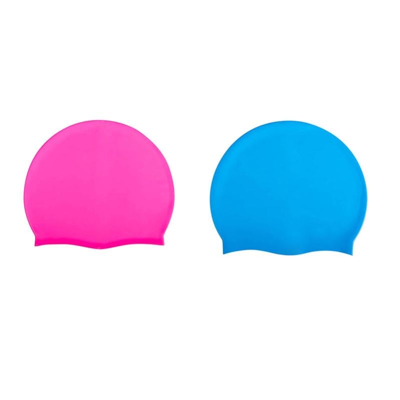 Cuffia Da Nuoto In Silicone Viola - Taglia Bambino S, Impermeabile E Comfortevole