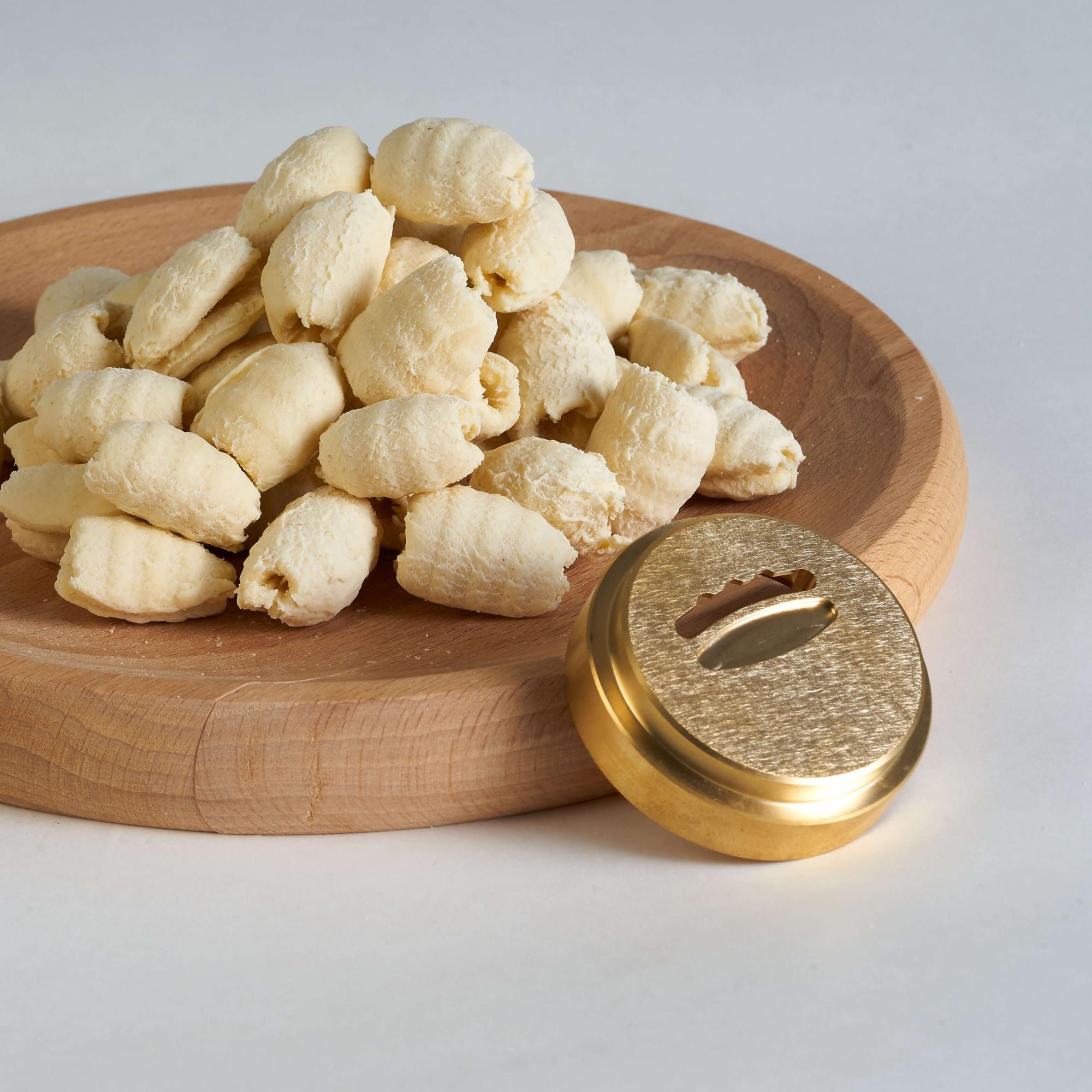 Tagliere Per Gnocchi In Legno Con Matterello: Il Set Fai-da-te Per Una Pasta Fatta In Casa Perfetta (13,5x8,5 Cm) - 2