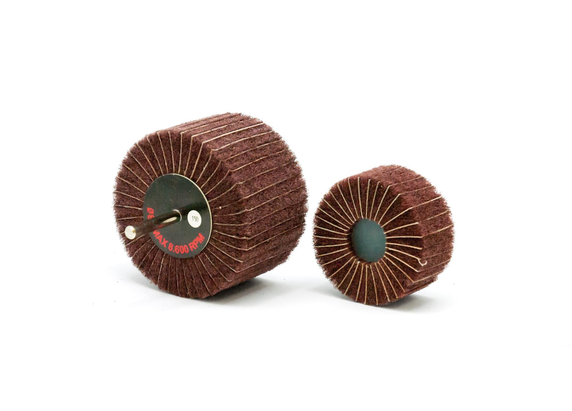 Ruote abrasive lamellari con gambo da 6 mm 3M 339 grana 40-60-80