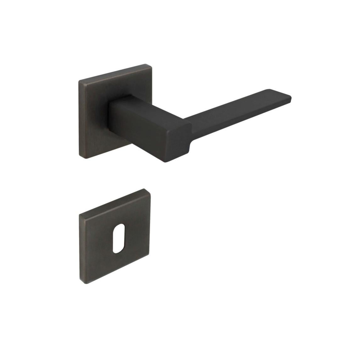 Poignée pour meubles en zamac Entraxe 224 Aluminium mat verni | Leroy