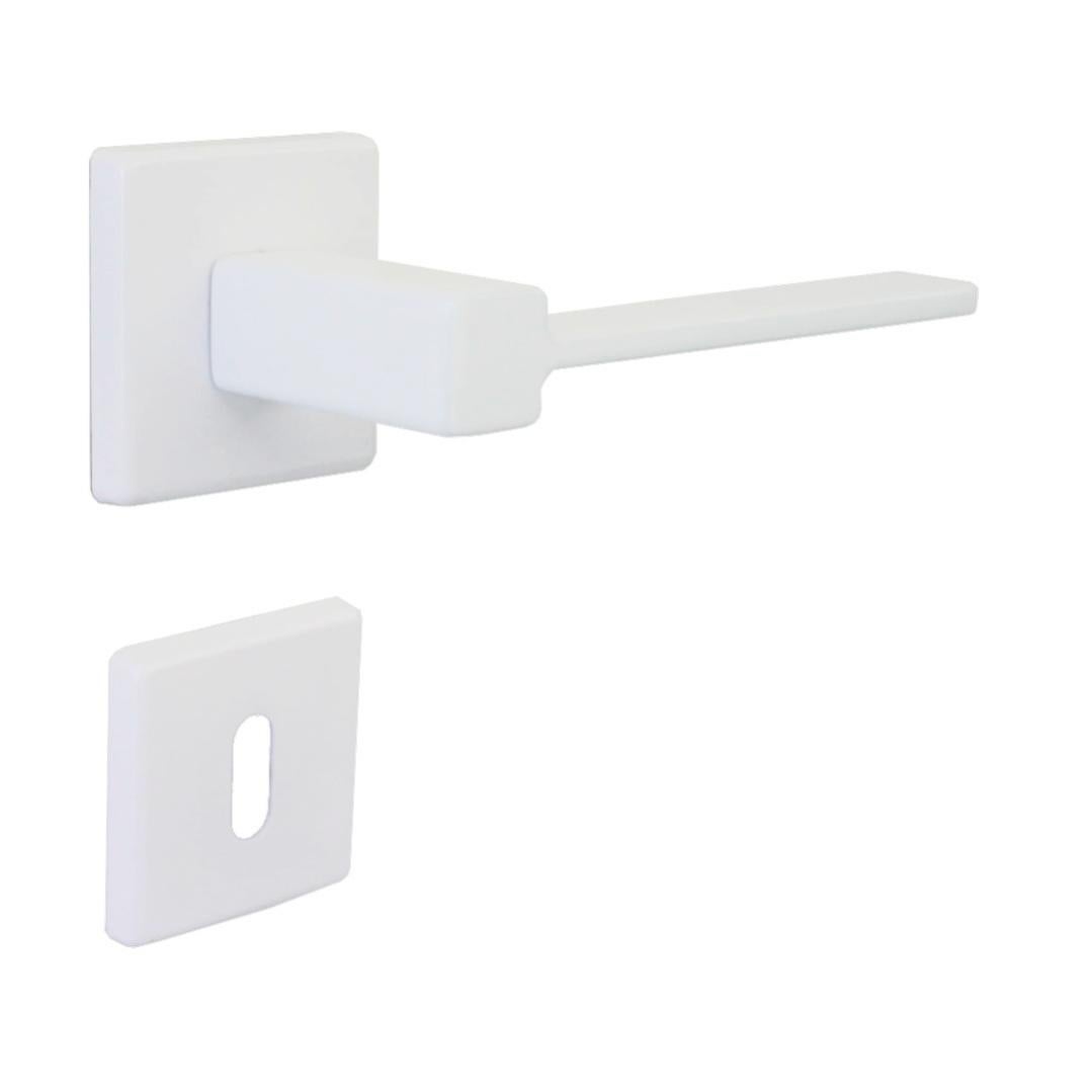 Poignées De Porte Intérieure (couple) En Zamac Finition époxy Noir