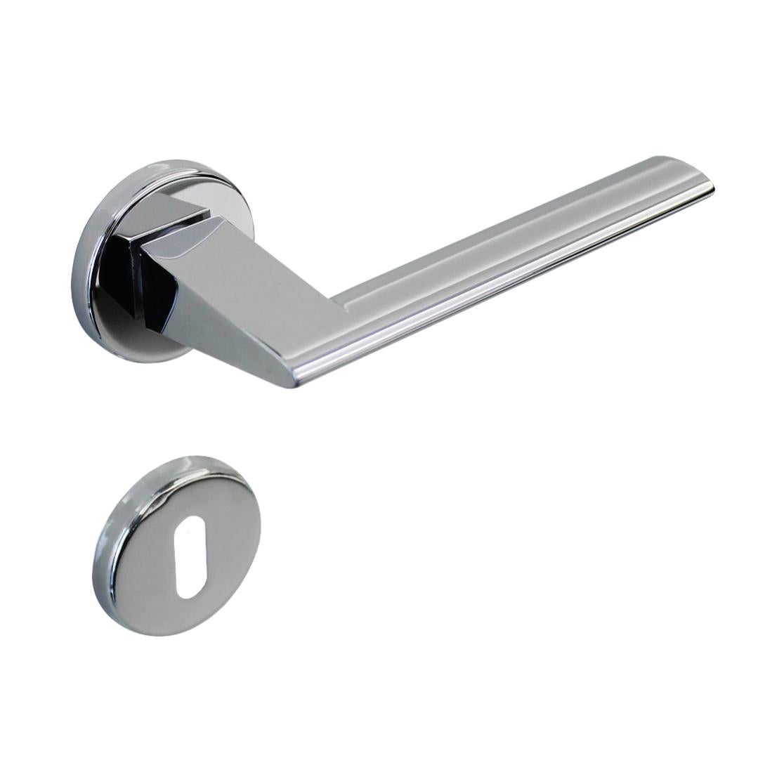 Bricard 984051 - Set Maniglie In Zamak Su Piastra Per Porta D'ingresso - Foto 6