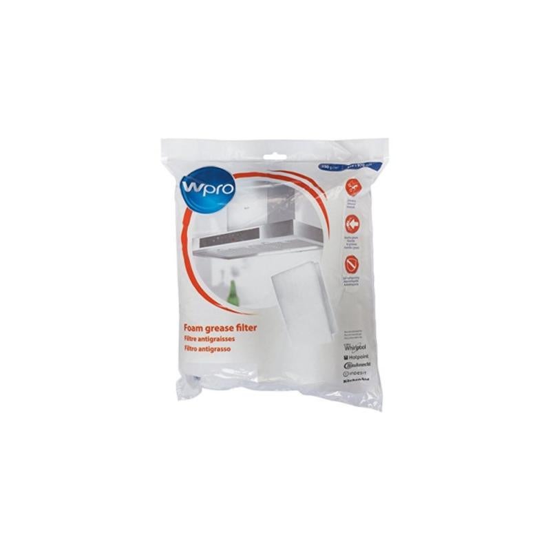 Filtro Antigrasso Universale Wpro UGF016 Per Cappa Aspirante – Ritagliabile Su Misura – 97x47 Cm Con Indicatore Di Saturazione