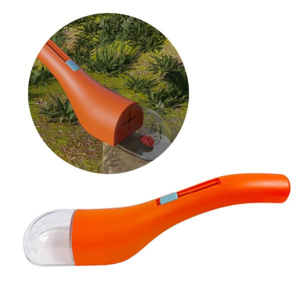 Cazainsectos: 2 Atrapadores De Arañas Y Bichos Vivos De Mano Transparente, Herramienta Ligera De ABS Y PVC Para Niños Y Jardín