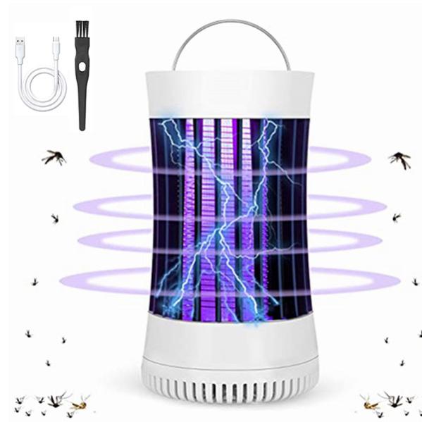 1 Uds. Lámpara antimosquitos repelente de mosquitos de 360 ​​° trampa para mosquitos portátil repelente de mosquitos USB