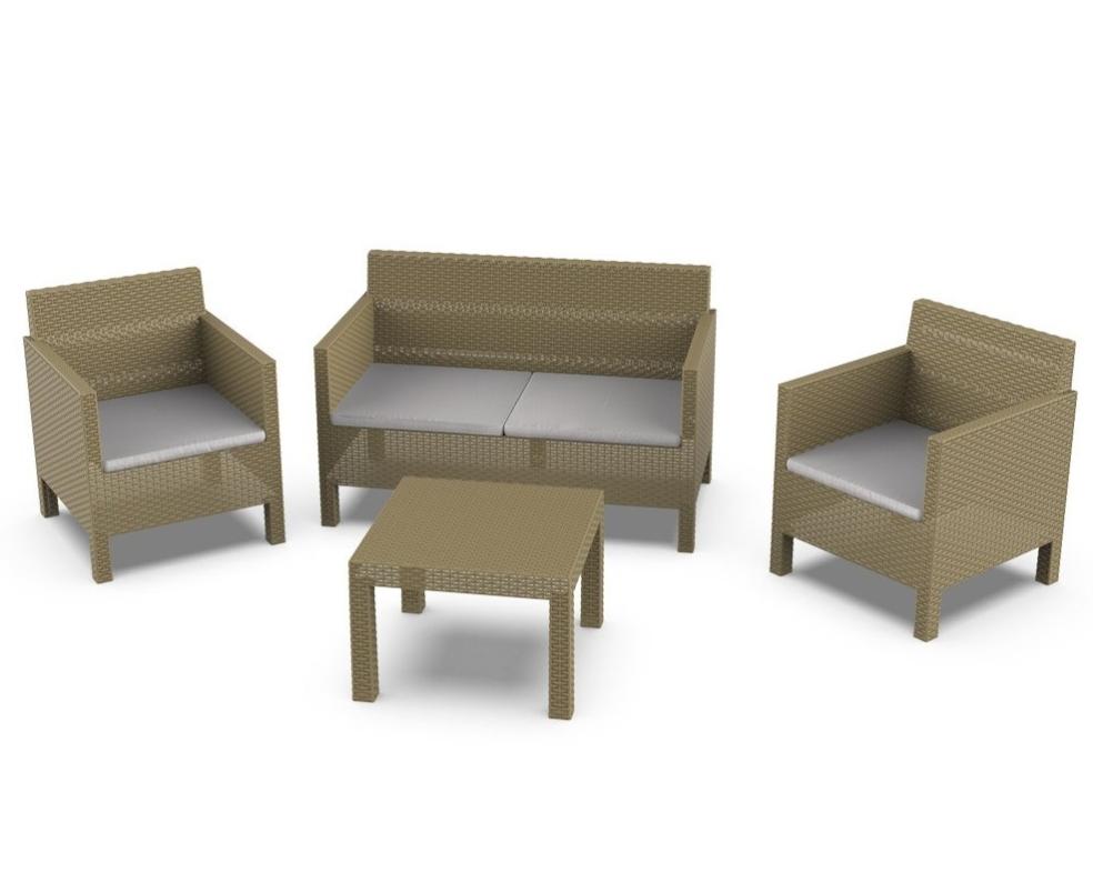 Set Di Mobili Da Giardino Salotto Salottino In Rattan Nero 4 Posti Con Tavolino E Ripiano In Vetro 2 Poltrone E Divano 2 Posti Per Giardino 89568253