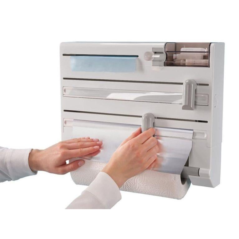 Portaspazzolino Adesivo Da Parete 45° – Organizer Compatto Per Bagno E Cucina, Senza Fori, Con Scolo E Ventilazione
