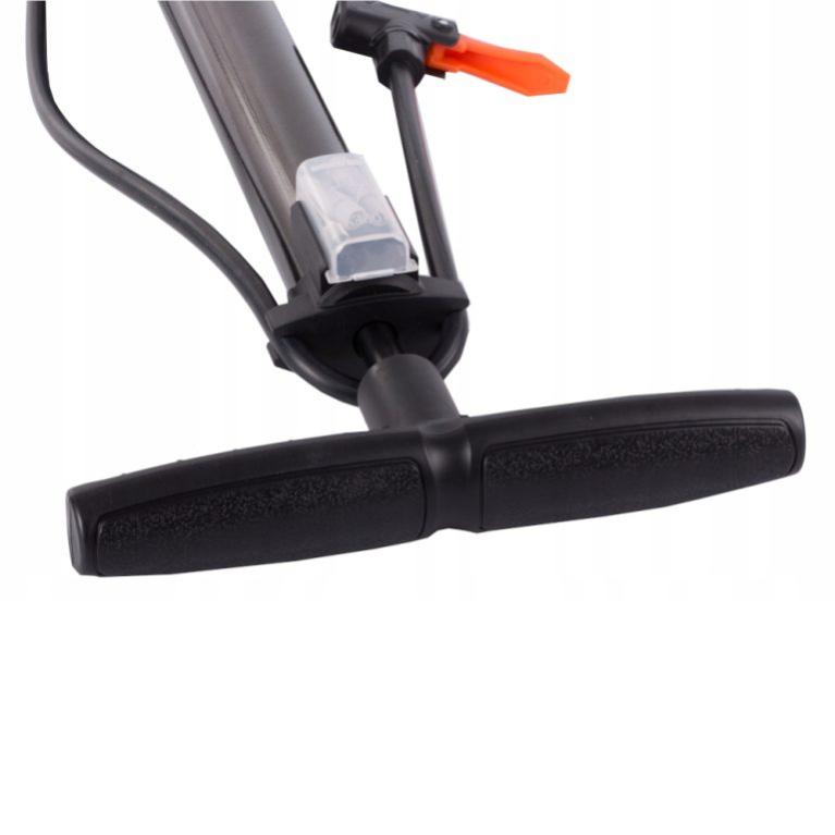 Pompa Per Bicicletta Con Manometro 160 PSI - Portatile Per Gonfiaggio Pneumatici E Palloni - Foto 5
