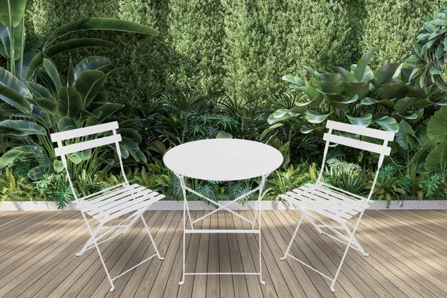 Set Tavolino Rotondo Kasanova Tavolo Con Sedie Da Esterno Tavolo