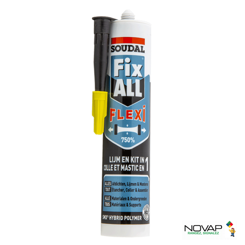 Colle Déco DEKASyl MS-5 - 290 Ml Noire - Parfaite Pour Carrosserie, Camping-car Et Caravane