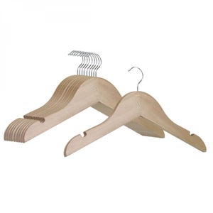 Lot De 30 Cintres Enfants Velours - Longueur 44 Cm, Crochet 360°, Avec Barre Pour Pantalons - Noir