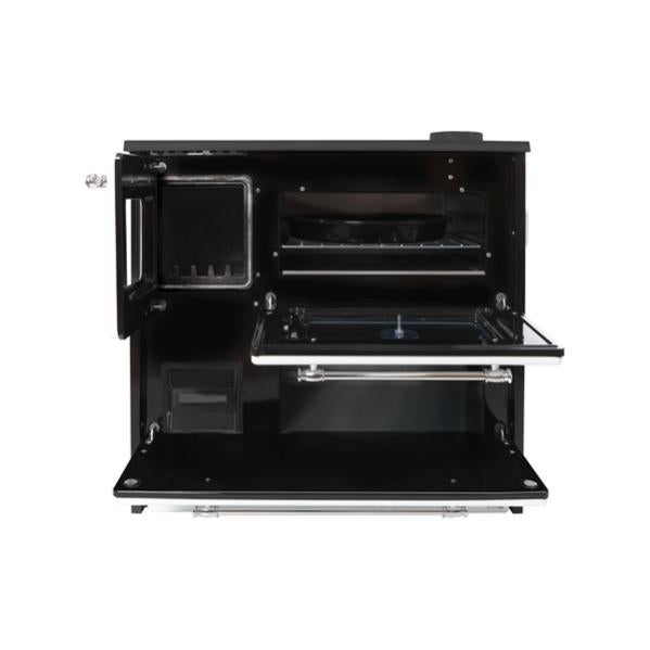 Cucina A Legna Stufa 9 Kw Nera Beatrice Glass L87xP51xH79 Ecodesign 4 Stelle - 2