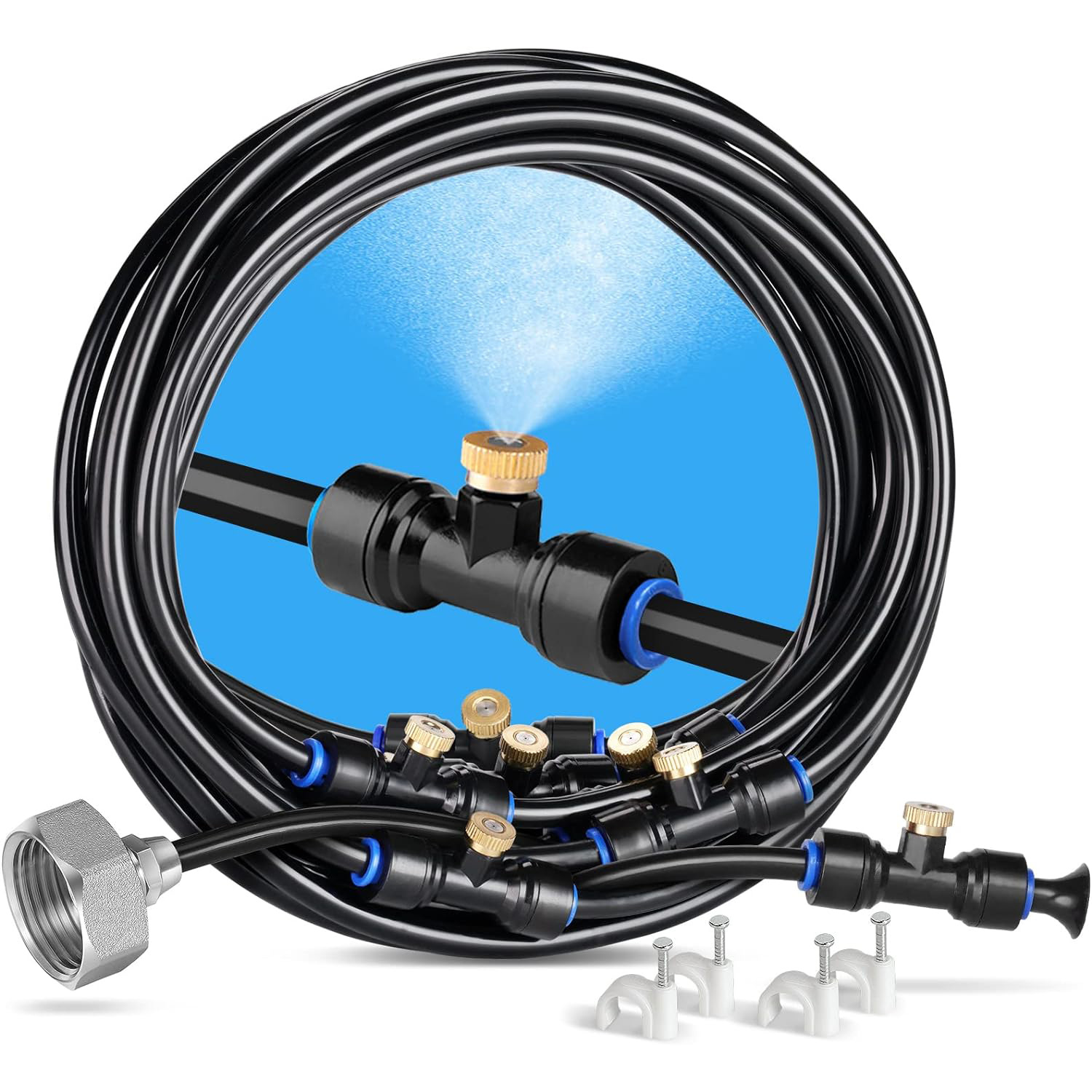 Akozon Sistema Raffreddamento A Nebbia Per Trapani E Torni CNC - Kit Con Tubo Aria 8mm