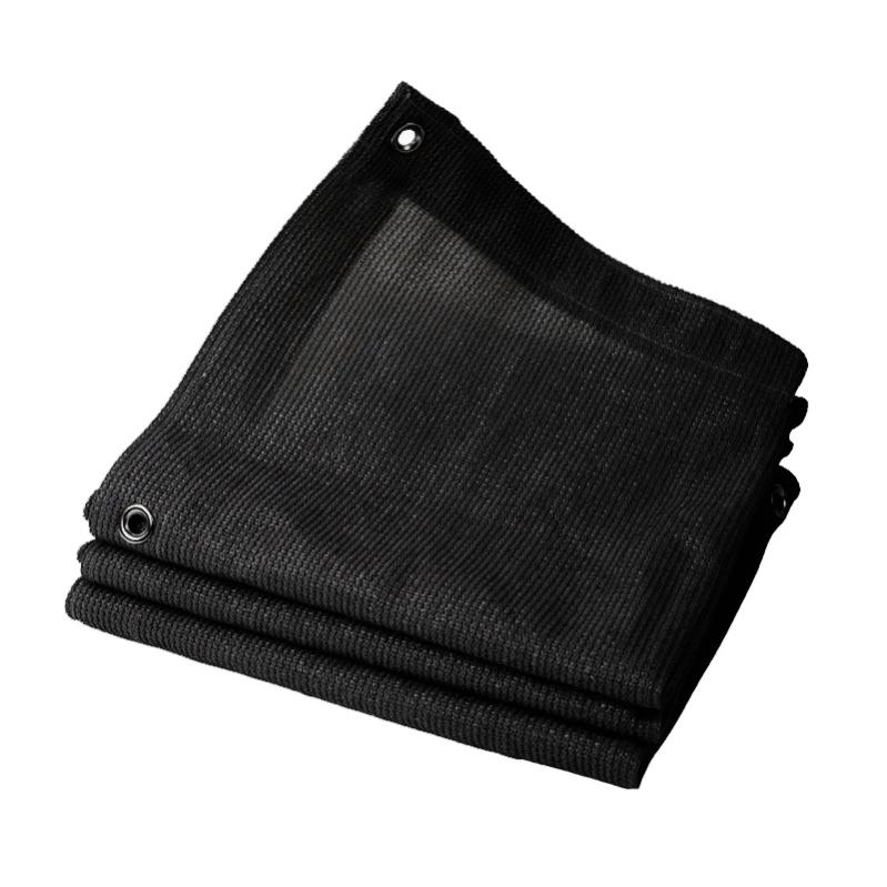 XYXH Filet D’Ombrage Noir 6x8m 50-60% - Toile Protection Solaire UV Avec Œillets Pour Jardin, Terrasse, Pergola