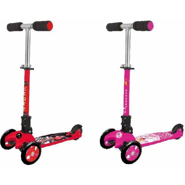 LOL-FUN Monopattino Pieghevole 3 Ruote Per Bambini 3-12 Anni, Con Altezza Regolabile E Ruote LED Luminose - 5