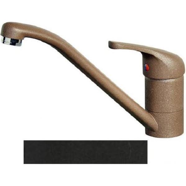 ELLECI Lavello Cucina 1 Vasca Da Incasso In Keratek Larghezza 57 Cm Colore Champagne 95 Lkq10595 Quadra 105 P 421814