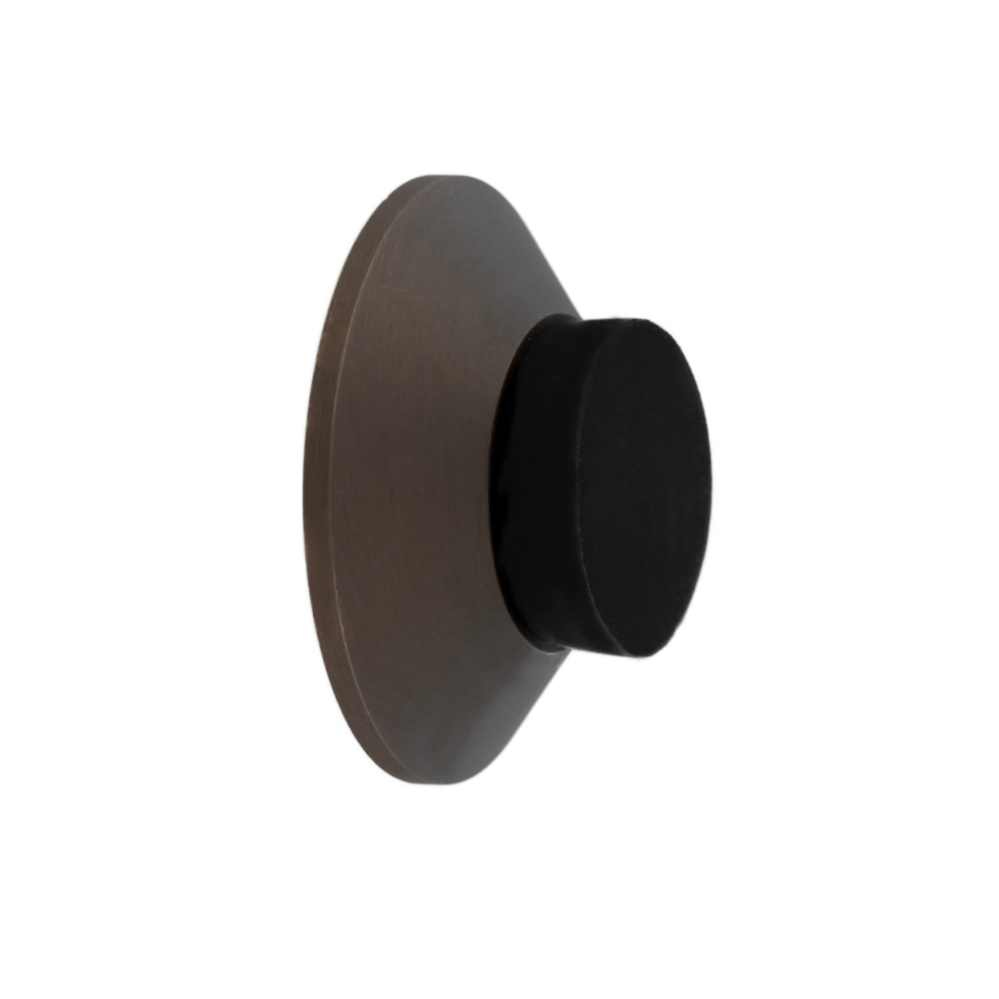 10x Fermaporte , Blocca Porta E Ferma Finestre, In Acciaio Inox E Gomma Accessorio Per Casa 7 Cm Argento 85213067