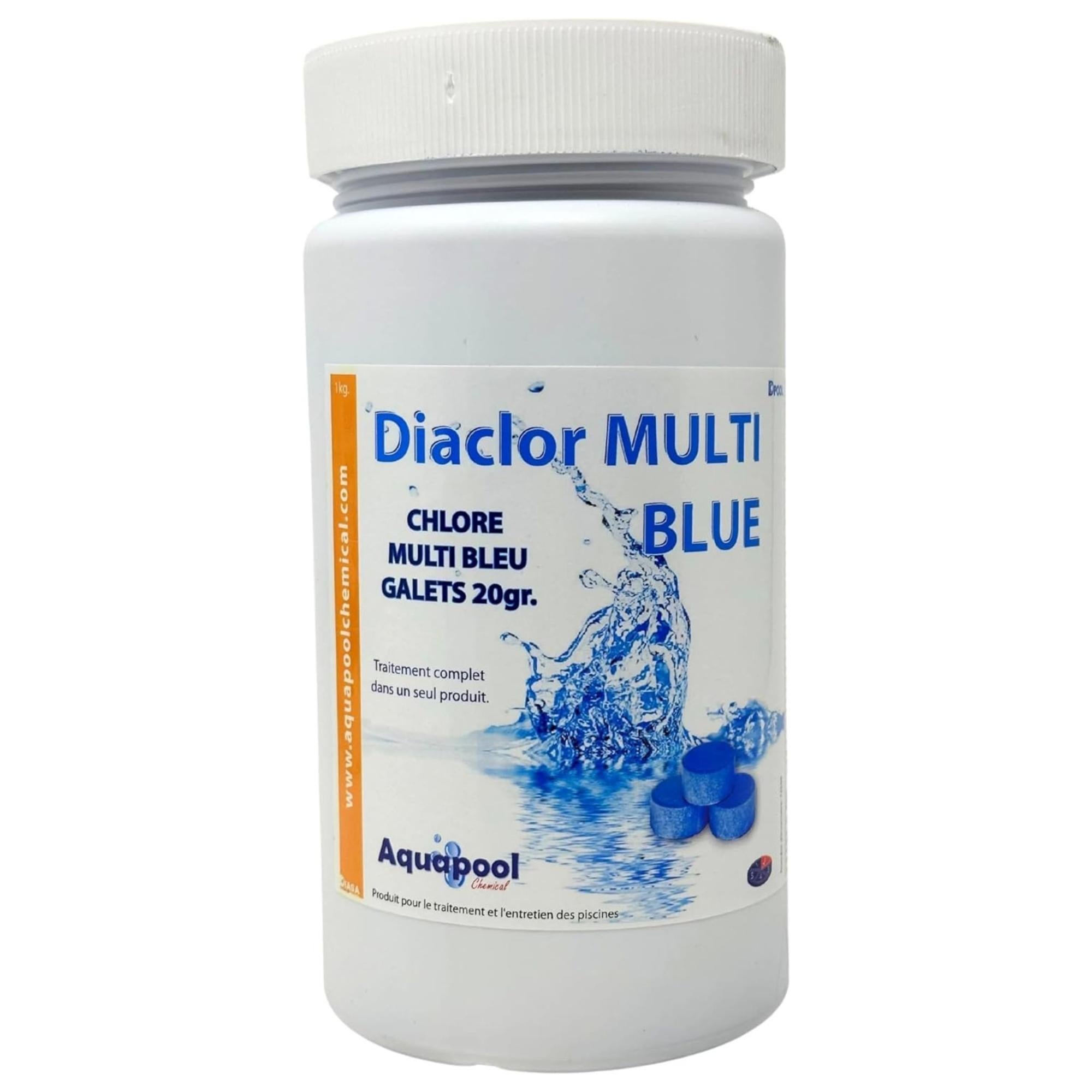 Chlore Multi Blue Pastilles de 20g Multifonctions - Traitement Tout-en ...