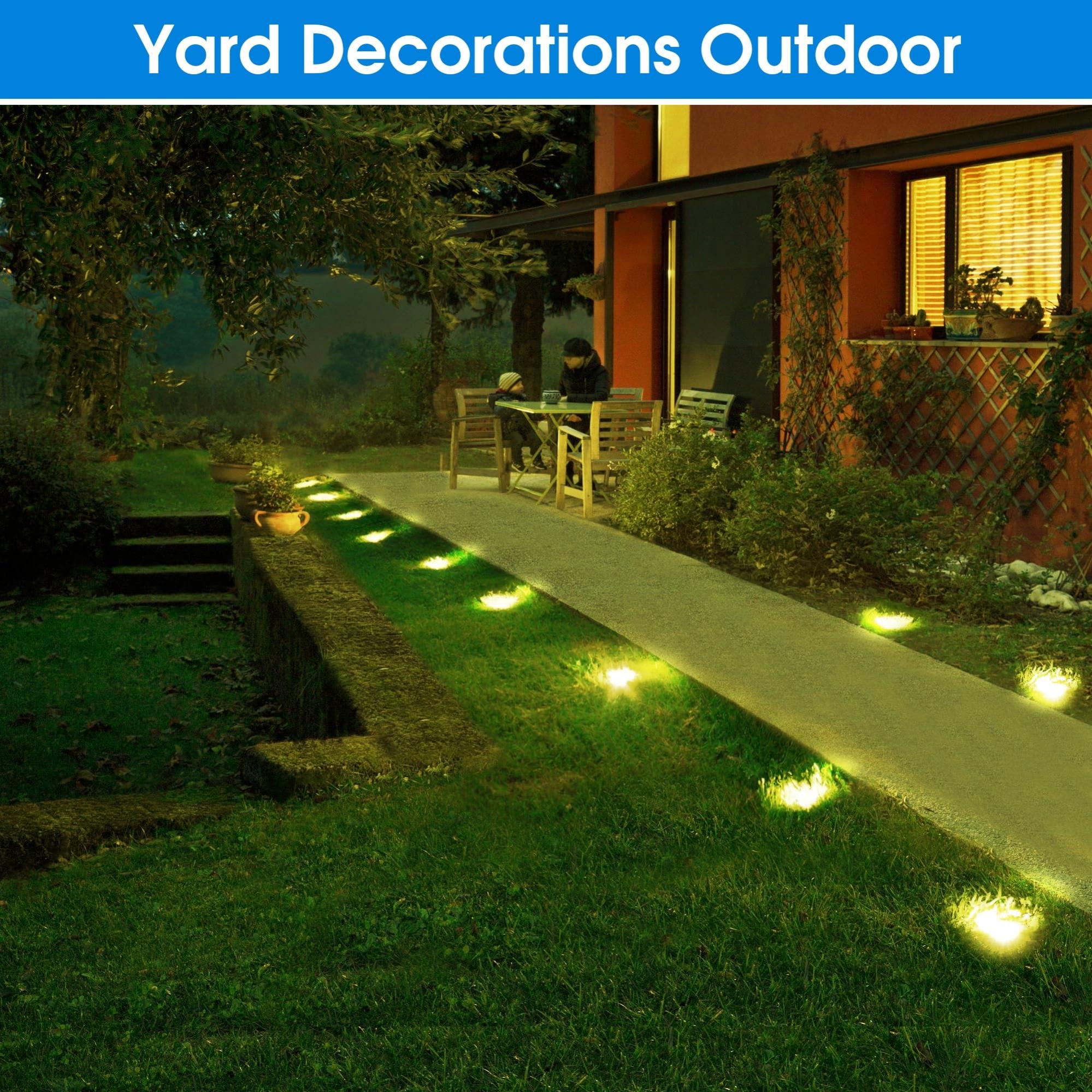 4 Luci Solari A Fiamma Da Giardino - Torce LED Tremolanti Impermeabili IP65 Con Effetto Fiamma Danzante - Foto 4