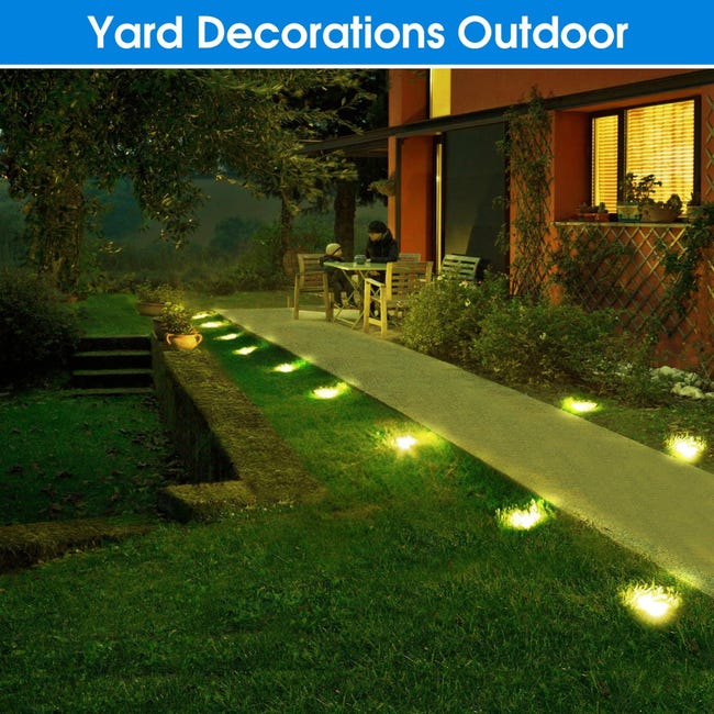 4 Luci Solari A Fiamma Da Giardino - Torce LED Tremolanti Impermeabili IP65 Con Effetto Fiamma Danzante - Foto 4