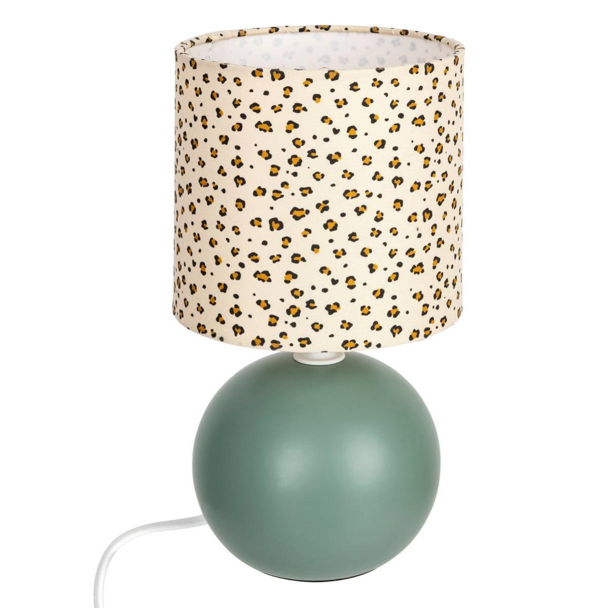 Keramiklampe Timéo, Hellrosa, 25 Cm Hoch – Dekorative Tischleuchte Ohne Birne