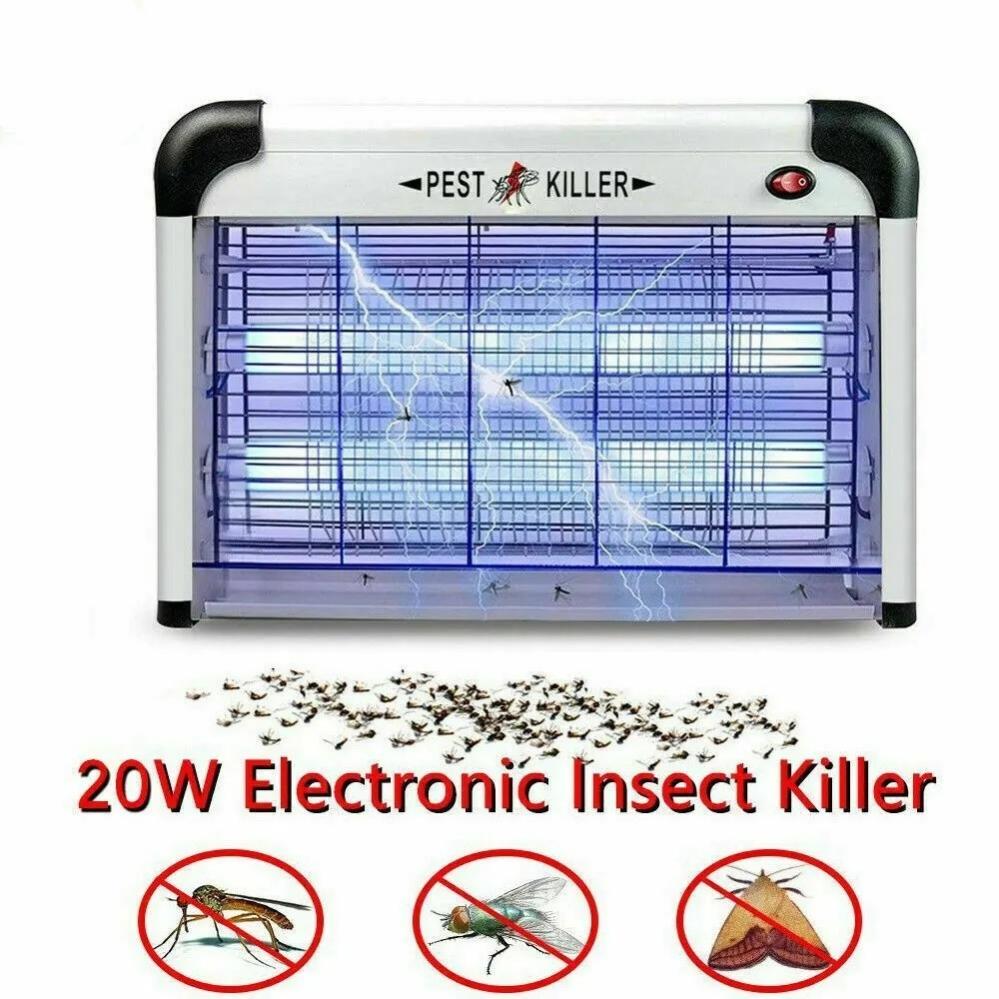 WingRepel 2400V Lampe Anti-Moustique UV Bleue 20W – Piège Électrique Intérieur 50-80 M² – Tue Mouches & Insectes Maison