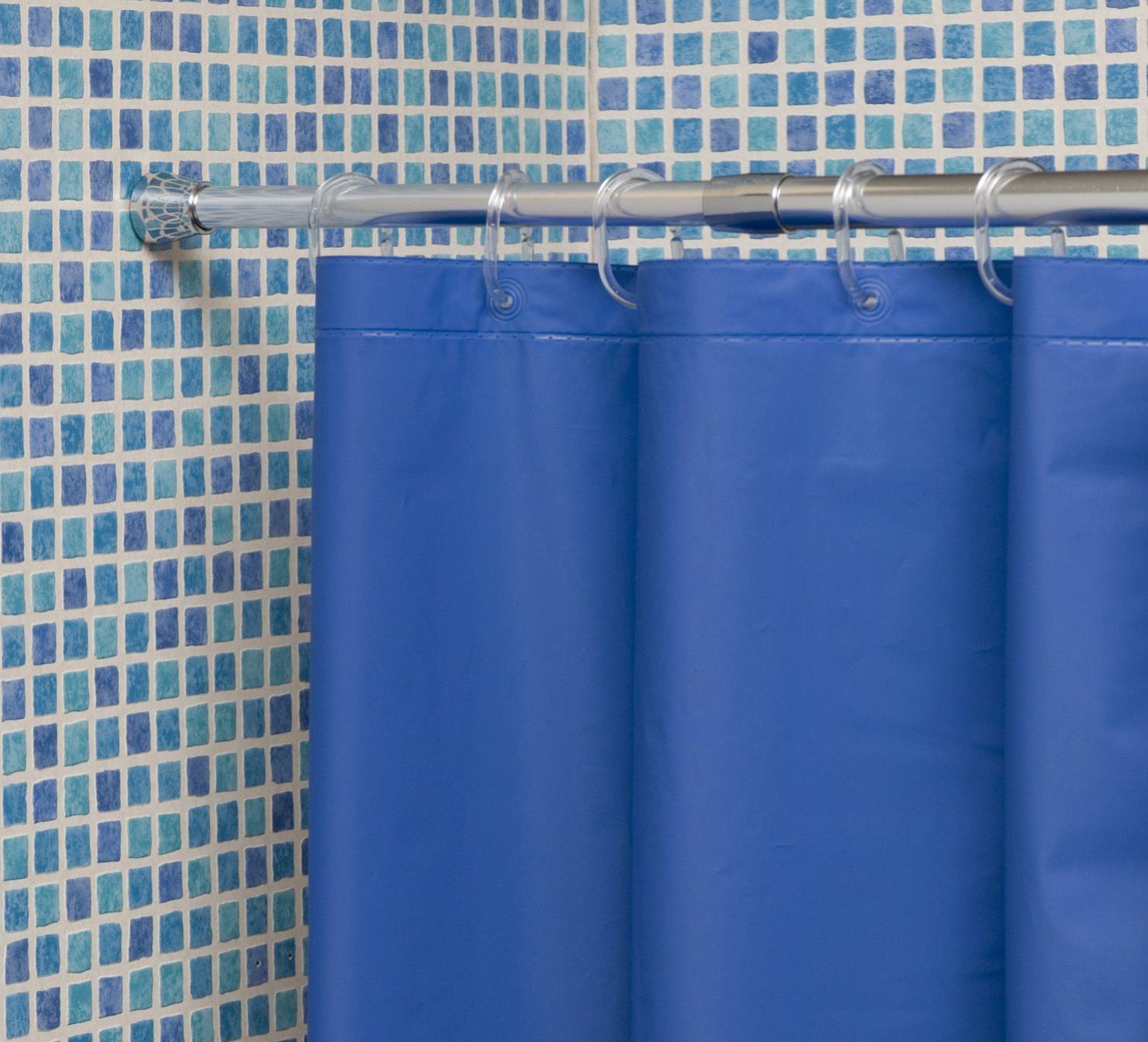 Tringle De Douche Sans Percage Barre Rideau Douche Extensibe, Barre De Douche Extensibe Barre De Pression En Metal Aluminium 110 200cm 92118123