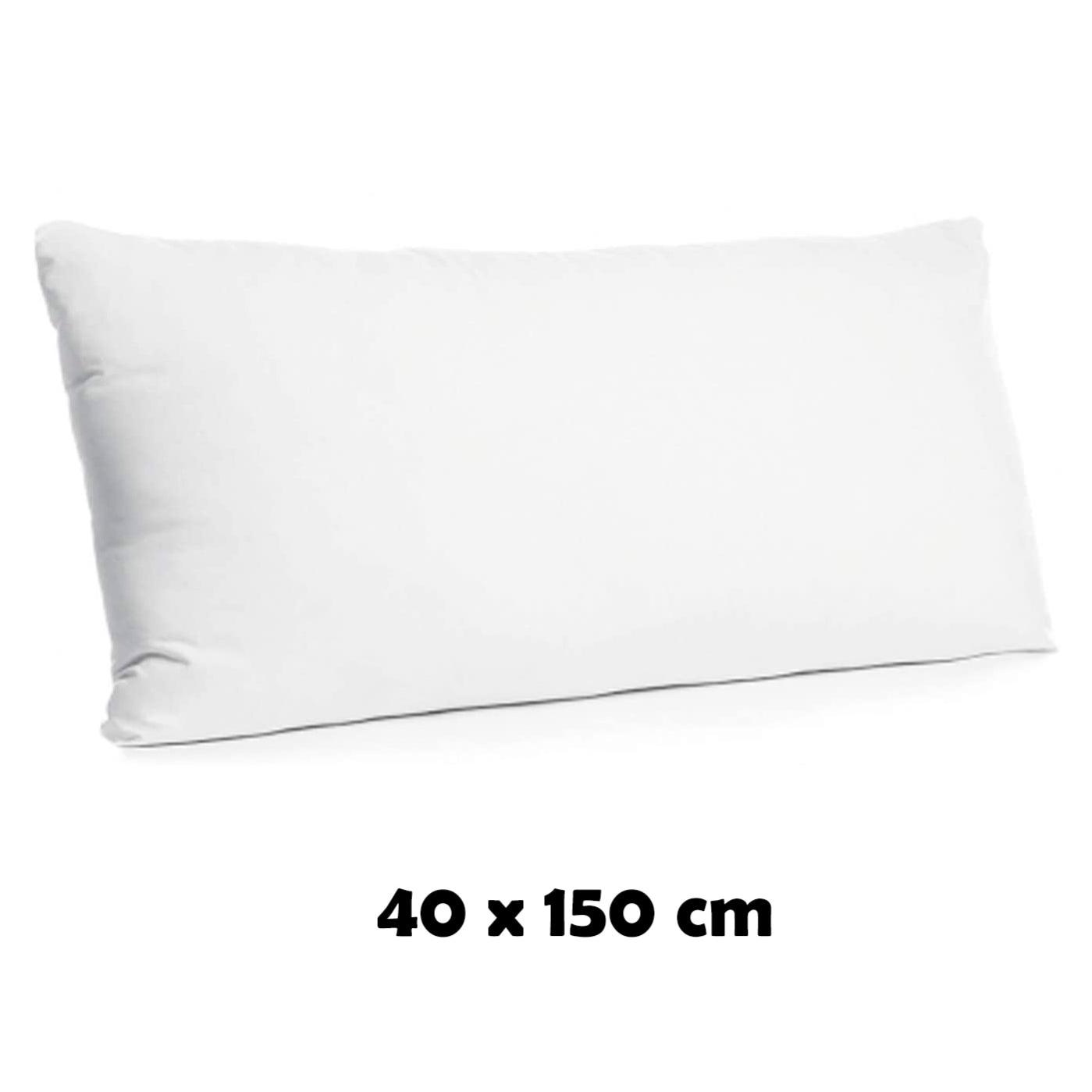 Aitsse- almohada de fibra hueca siliconada de alta recuperación (40 x 150 cm)