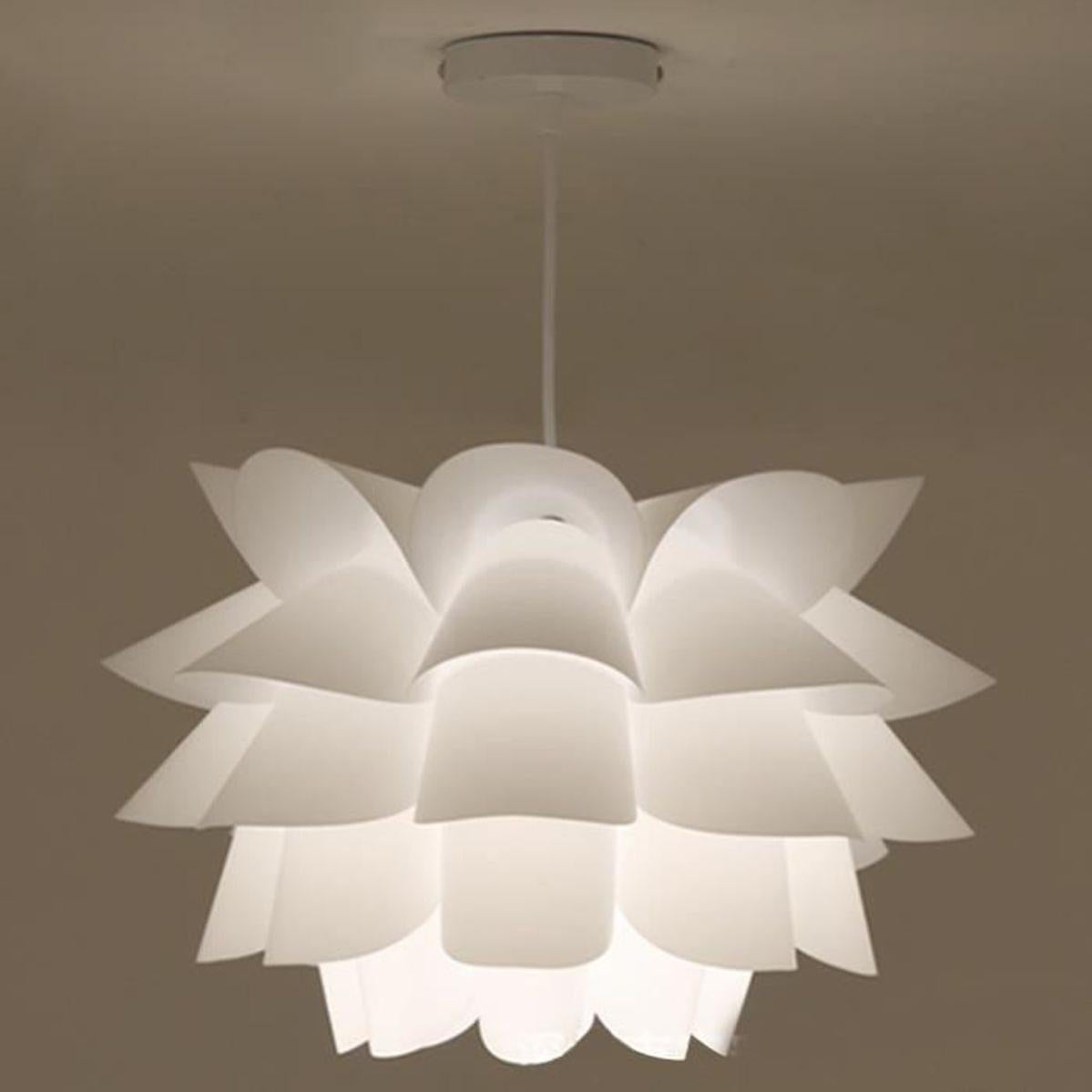 Lustre Assemblée de Lotus Lustre Nordique Décor LED Décor Abat-Jour - 5