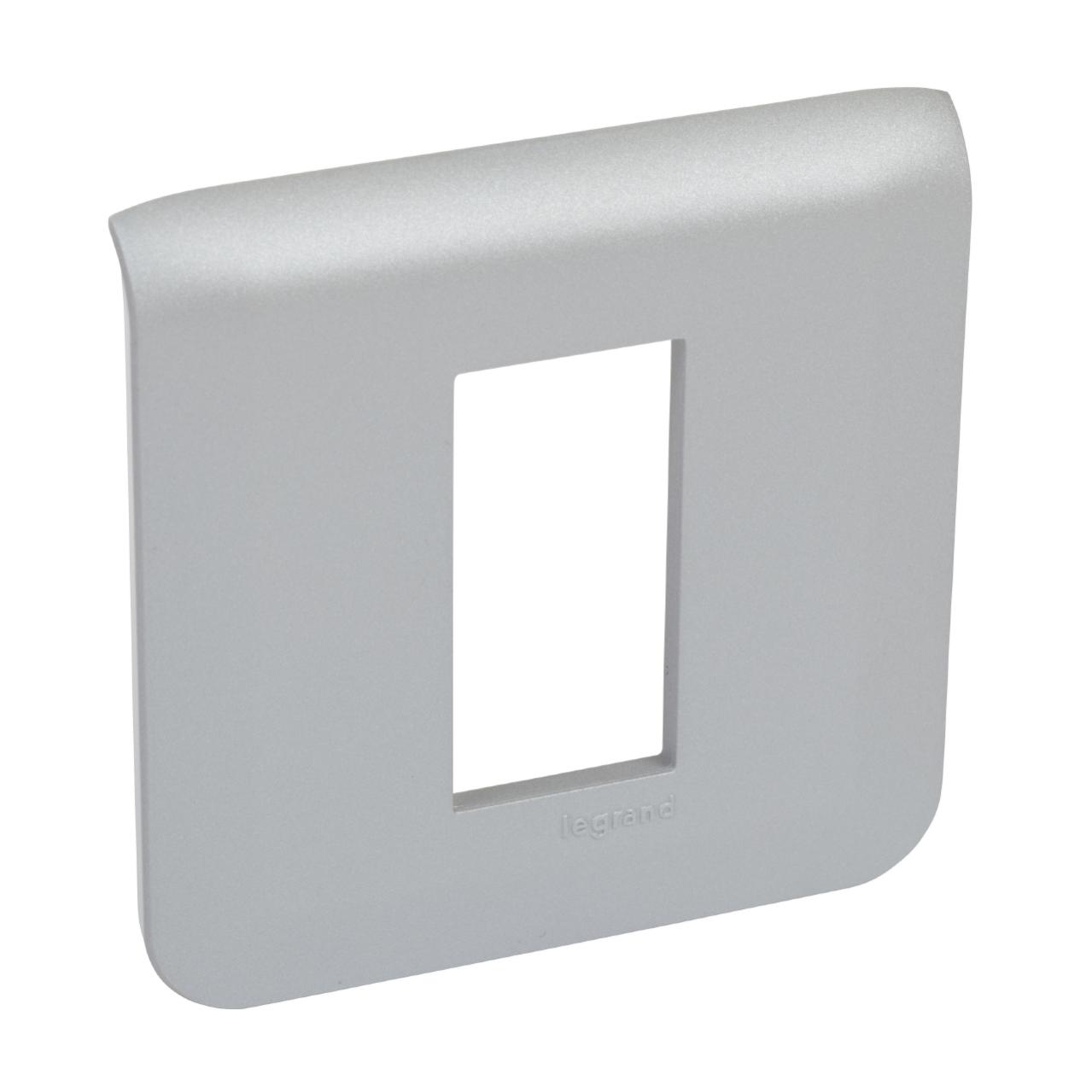Enjoliveur 1 module 1 poste alu legrand mosaic 079311l Leroy