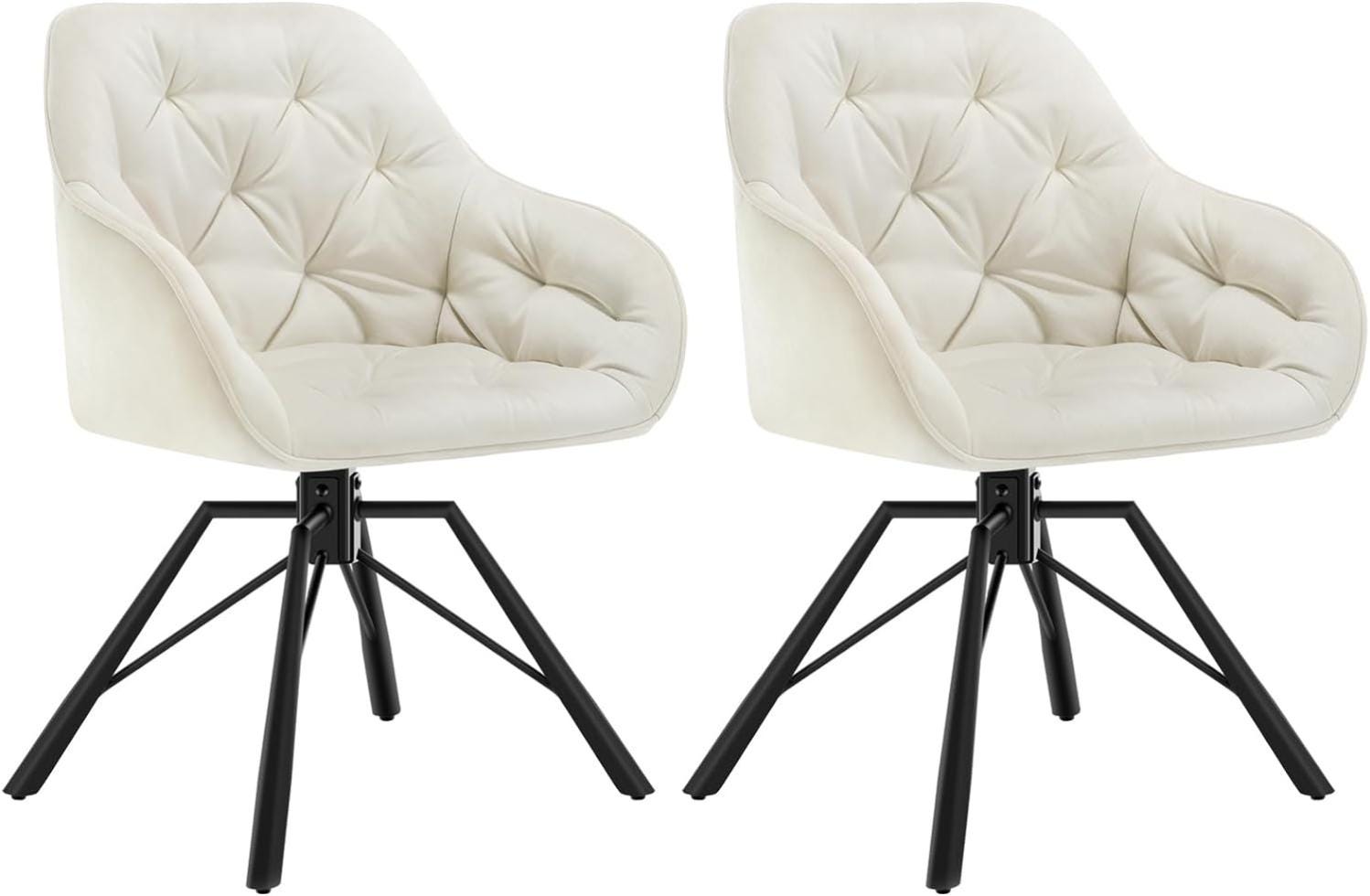 Chaise salle à manger - Lot de 6 - Métal argenté - Velours beige - 53x62.5x94.5cm - Maison Chaise salle à manger - Lot de 6 - Métal argenté - Velours beige - 53x62.5x94.5cm - Maison