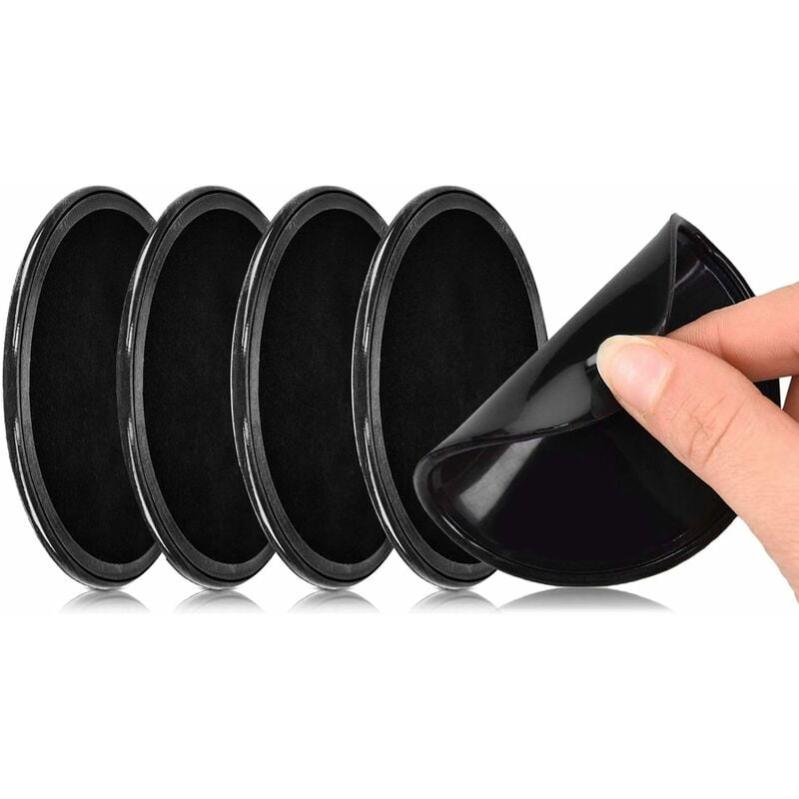 Lot De 5 Tampons Adhésifs Nano-gel Réutilisables – Anti-dérapant, Lavable, Pour Tableau De Bord Voiture, Bureau - 14